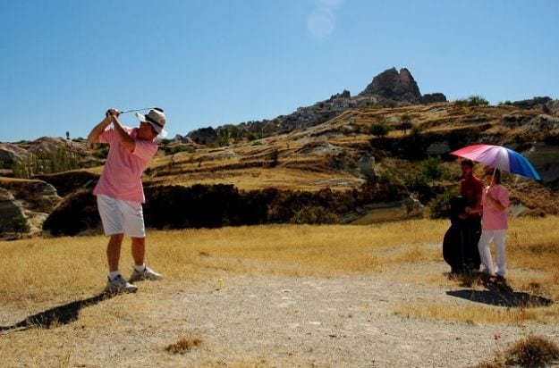 Golfing in Cappadocia-2